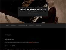 Tablet Screenshot of fredrikhermansson.com